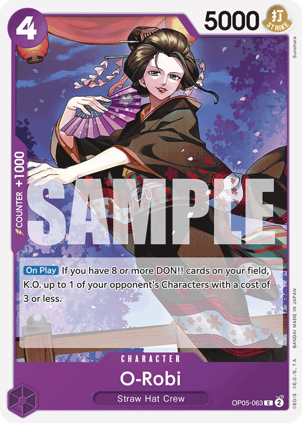 O-Robi One Piece TCG Card