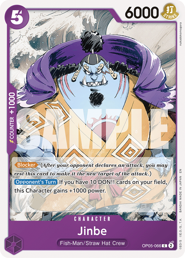 Jinbe One Piece TCG Card
