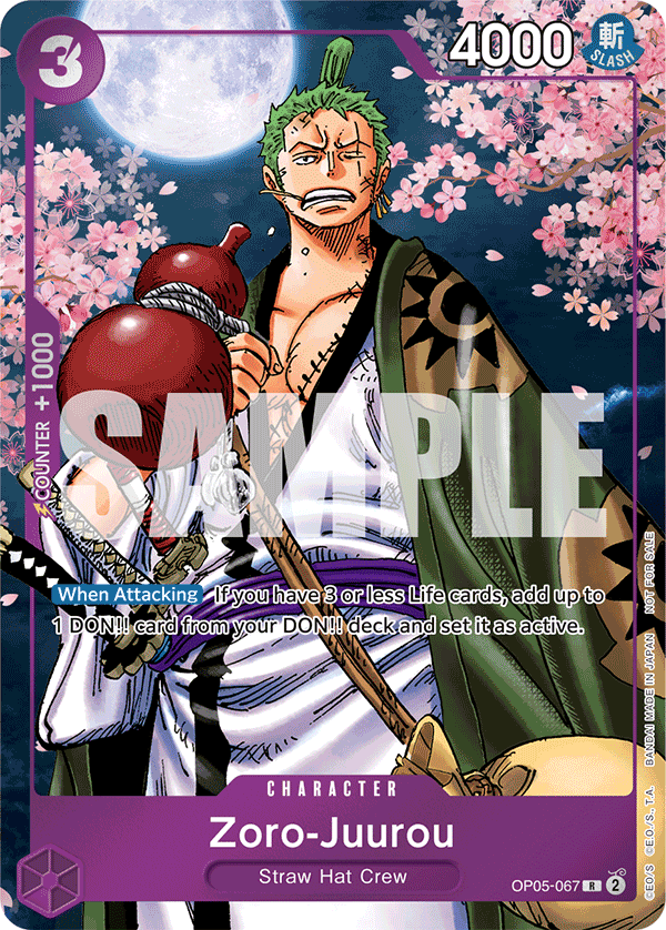 Zoro-Juurou One Piece TCG Card