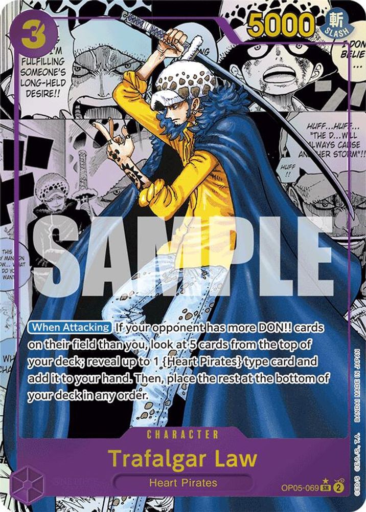 Trafalgar Law One Piece TCG Card
