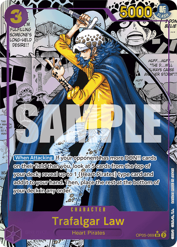 Trafalgar Law One Piece TCG Card