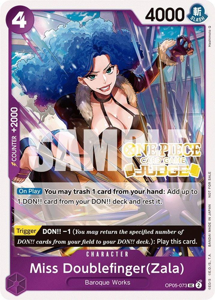 Miss Doublefinger(Zala) One Piece TCG Card