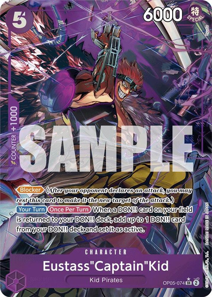 Eustass"Captain"Kid One Piece TCG Card