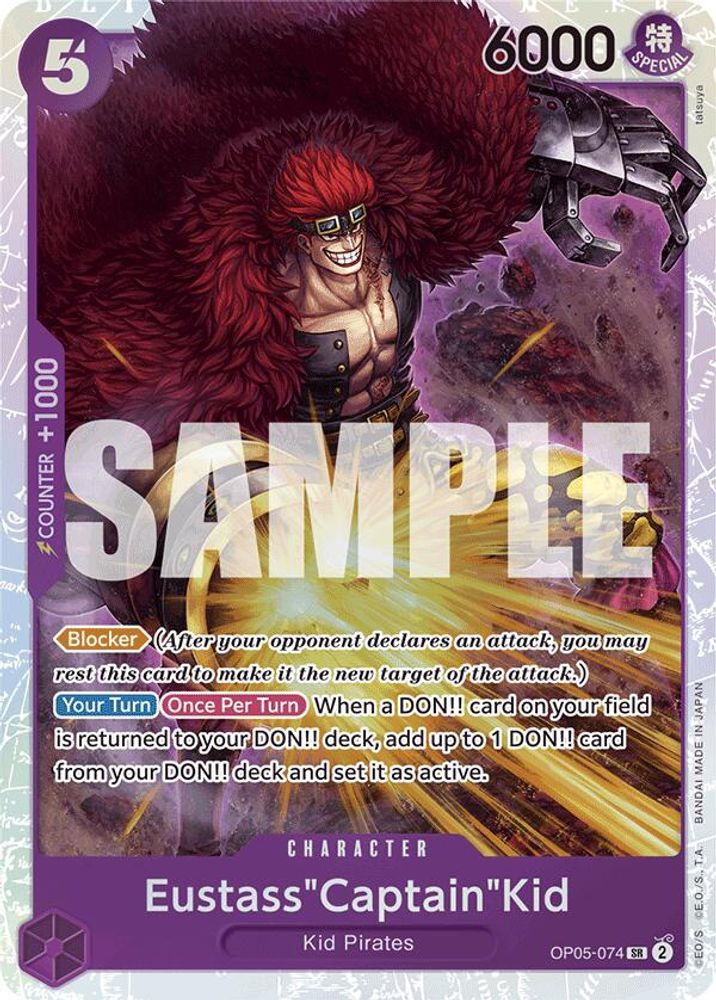 Eustass"Captain"Kid One Piece TCG Card