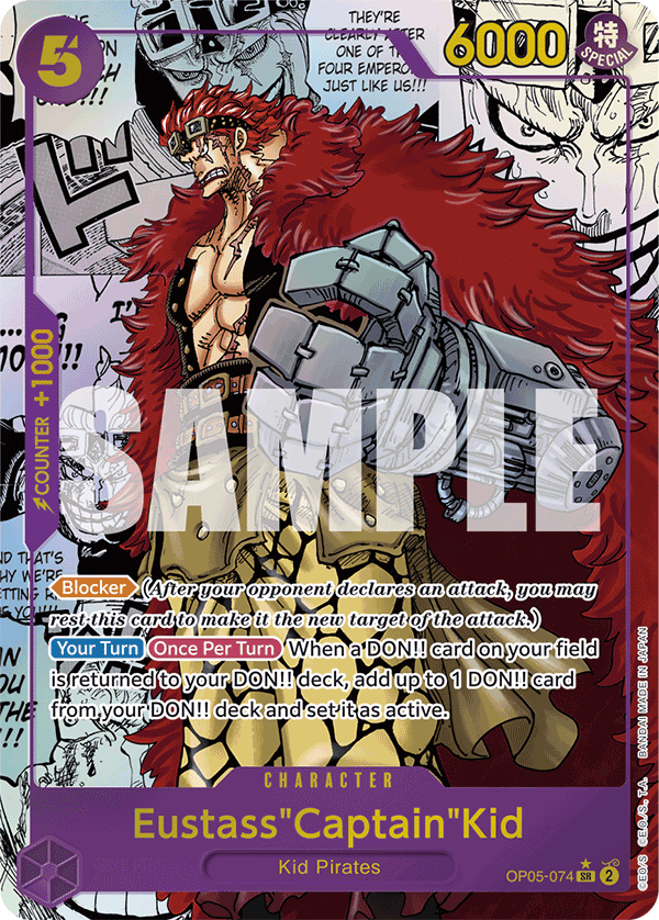 Eustass"Captain"Kid One Piece TCG Card