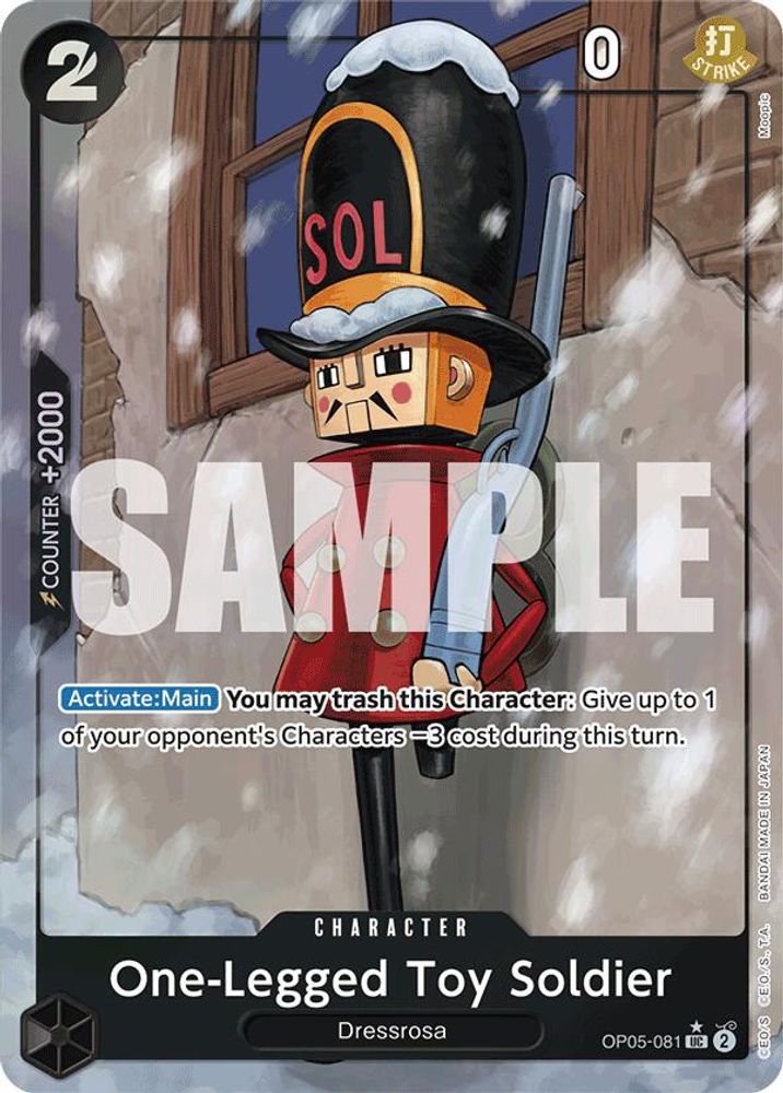 One-Legged Toy Soldier One Piece TCG Card
