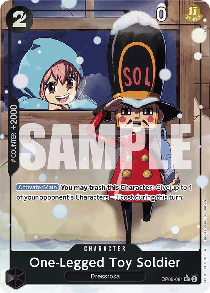 One-Legged Toy Soldier One Piece TCG Card
