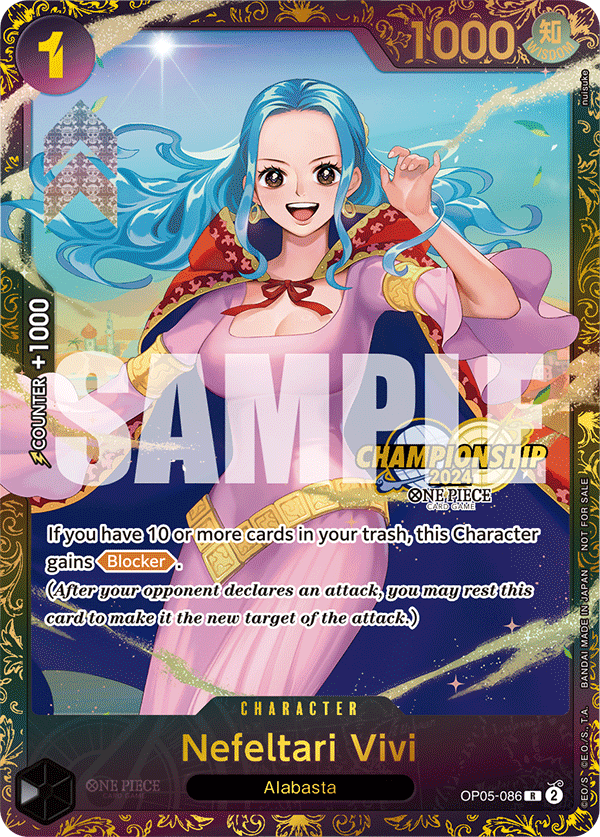 Nefeltari Vivi One Piece TCG Card