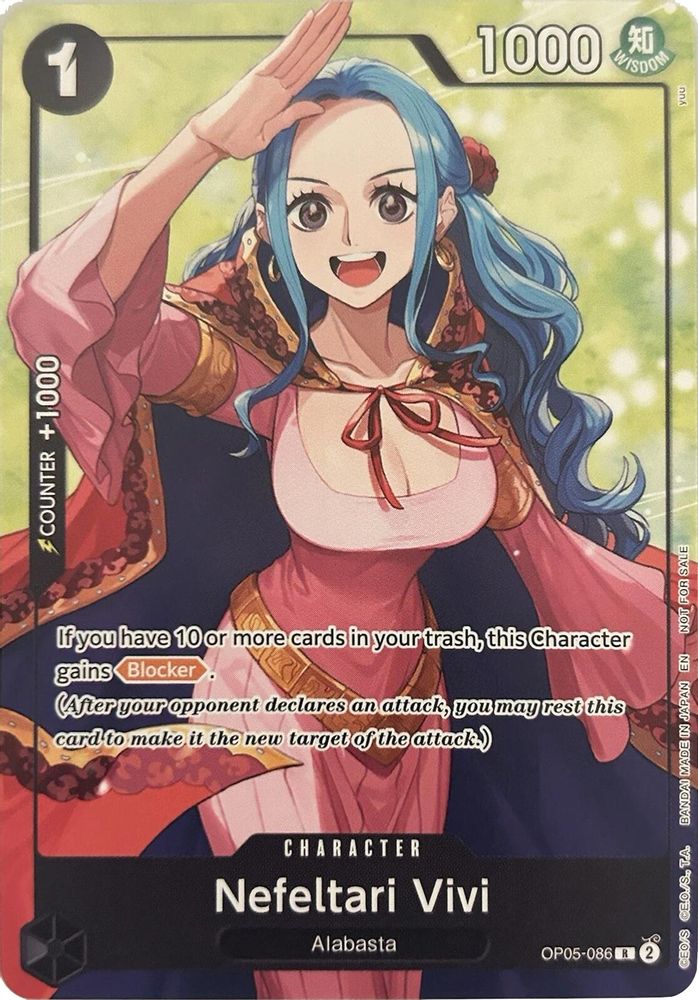 Nefeltari Vivi One Piece TCG Card