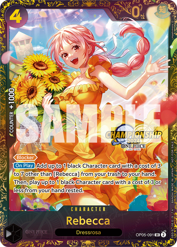 Rebecca One Piece TCG Card