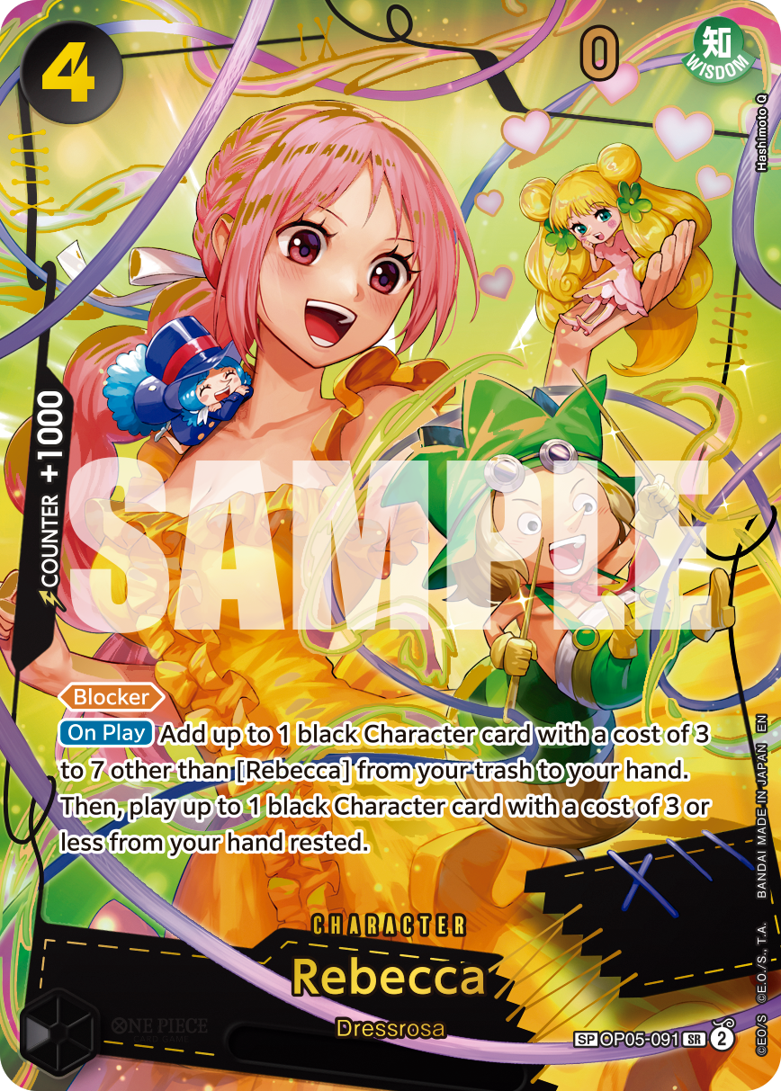 Rebecca One Piece TCG Card