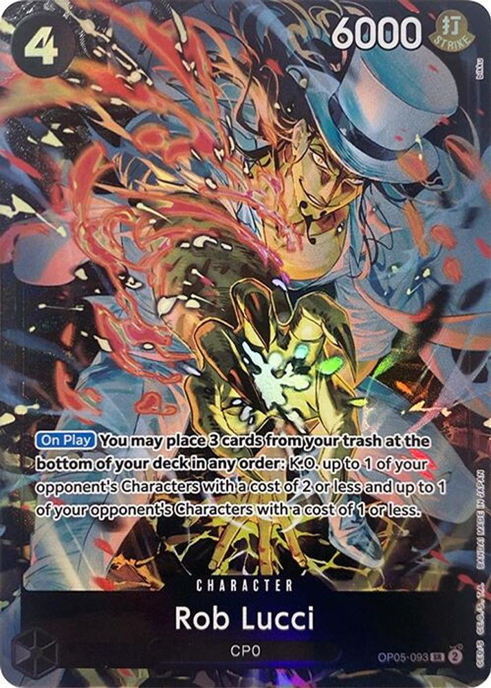 Rob Lucci One Piece TCG Card