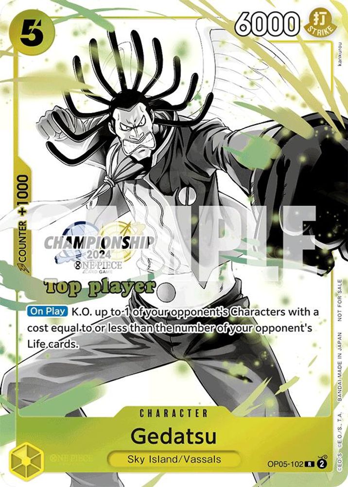Gedatsu One Piece TCG Card