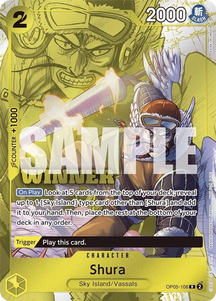 Shura One Piece TCG Card