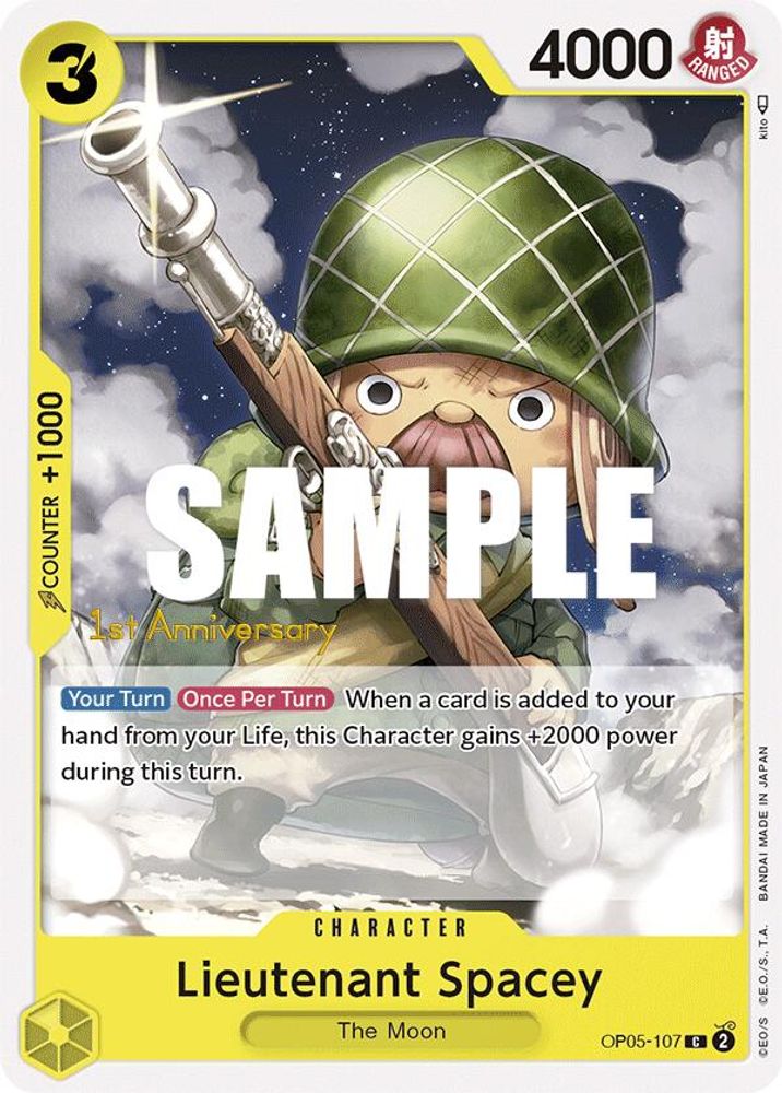 Lieutenant Spacey One Piece TCG Card