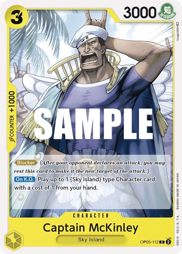 Captain McKinley One Piece TCG Card