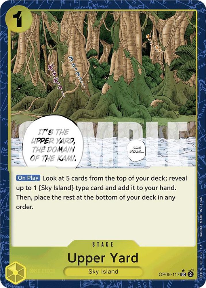 Upper Yard One Piece TCG Card