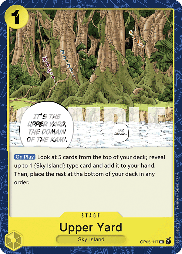 Upper Yard One Piece TCG Card