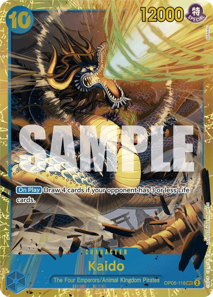 Kaido One Piece TCG Card