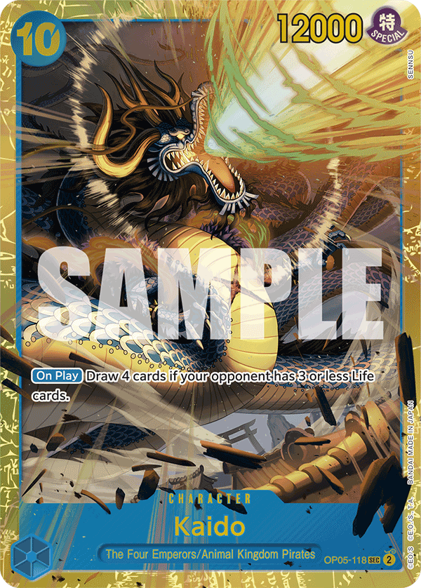 Kaido One Piece TCG Card