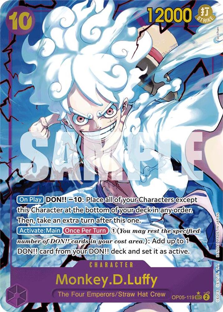Monkey.D.Luffy One Piece TCG Card