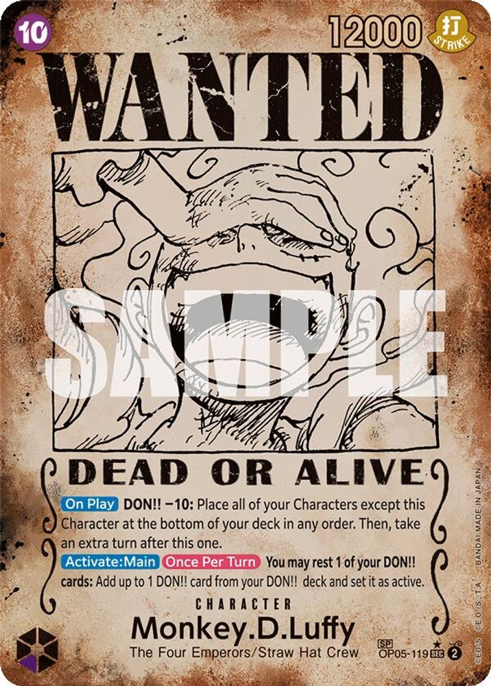 Monkey.D.Luffy One Piece TCG Card