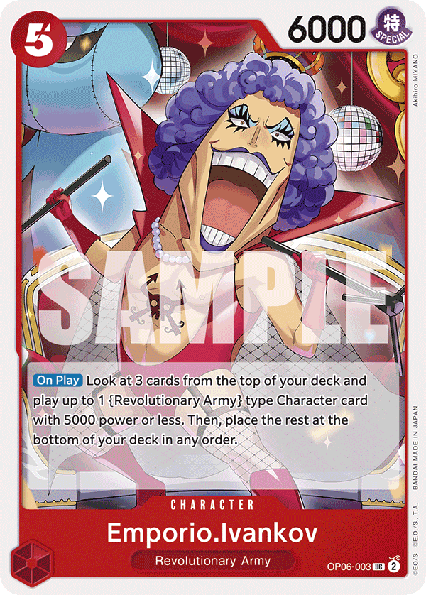 Emporio.Ivankov One Piece TCG Card