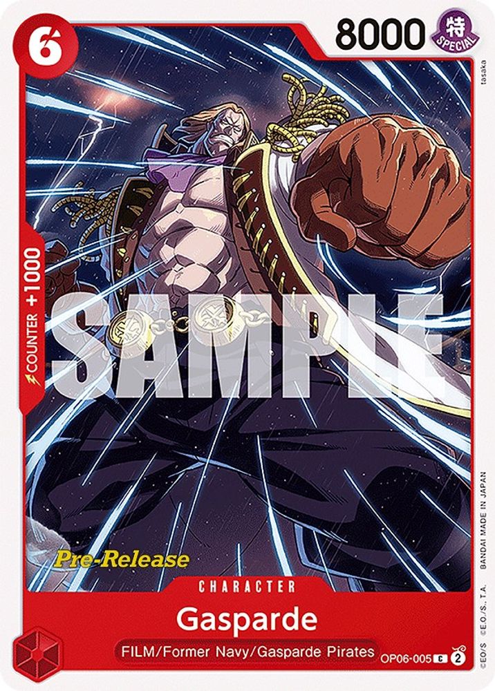 Gasparde One Piece TCG Card