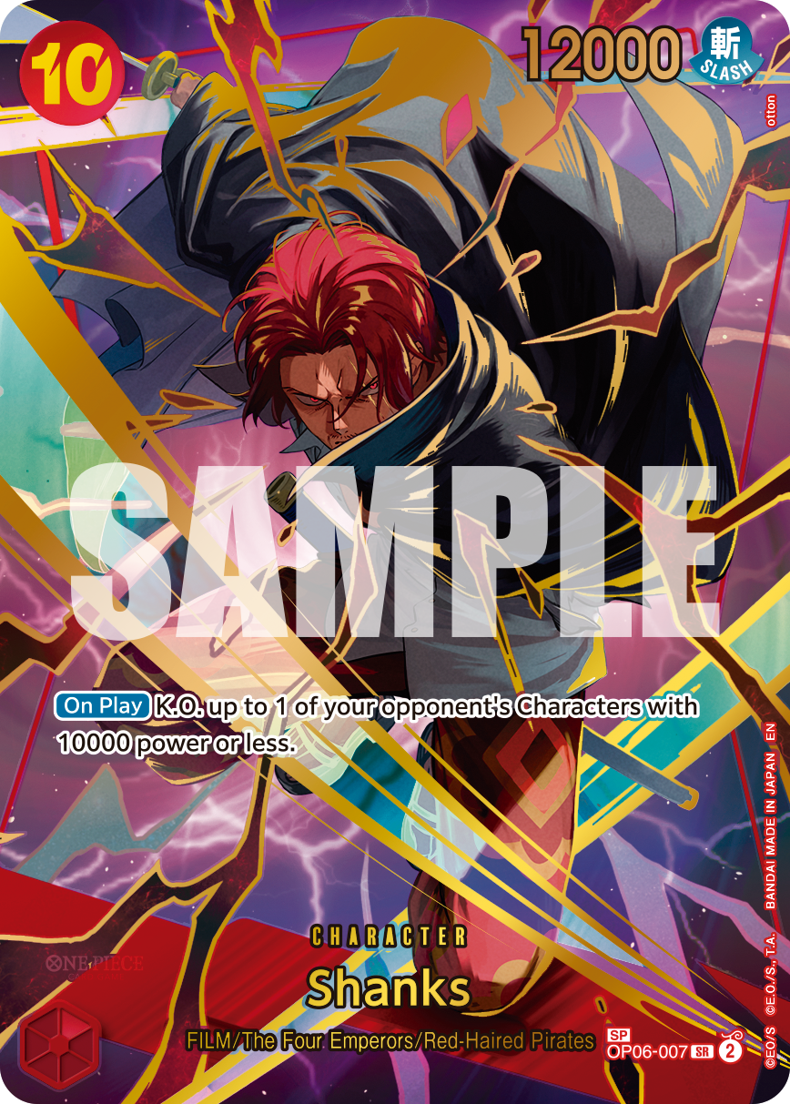 Shanks One Piece TCG Card