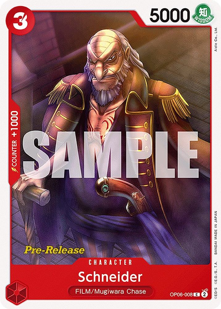 Schneider One Piece TCG Card