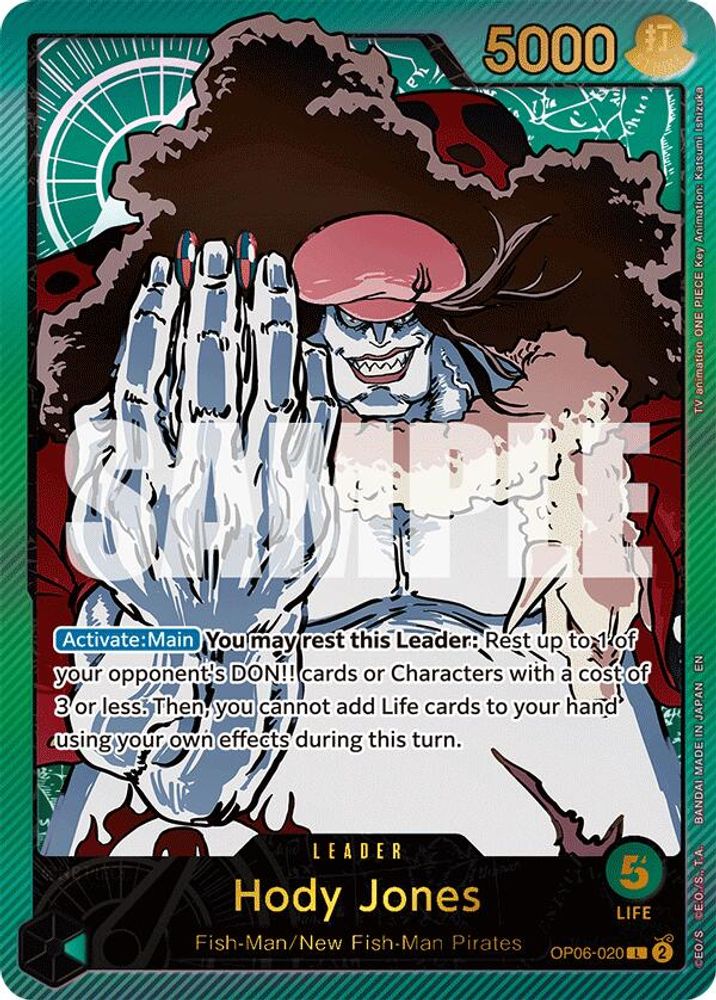 Hody Jones One Piece TCG Card