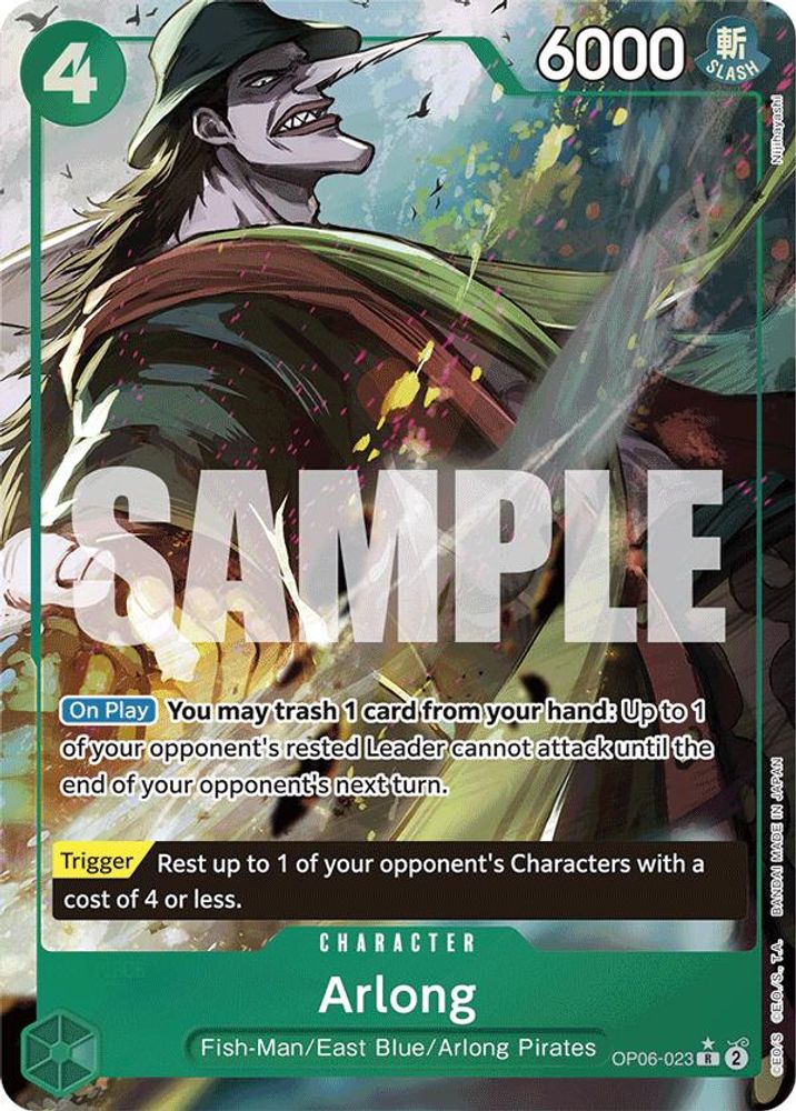 Arlong One Piece TCG Card