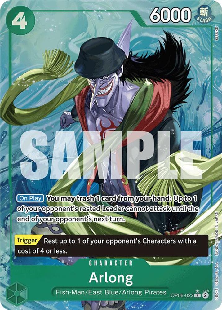 Arlong One Piece TCG Card