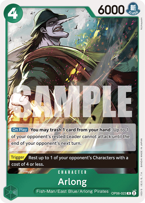 Arlong One Piece TCG Card