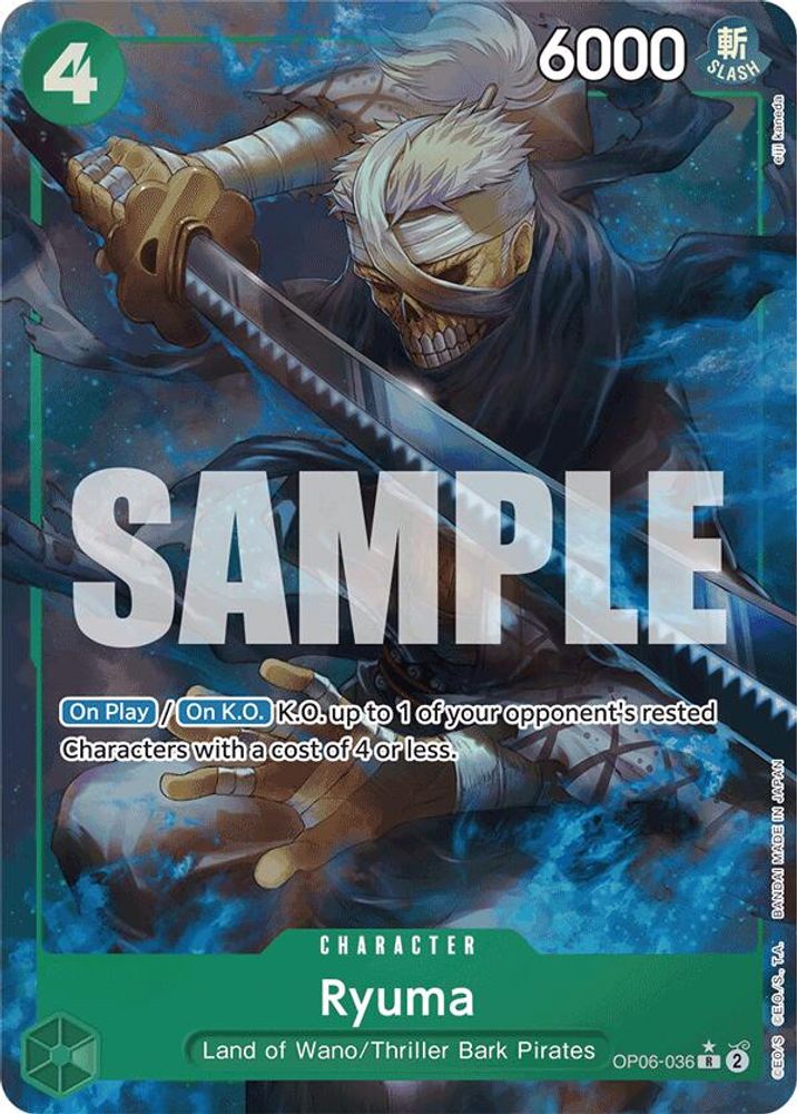 Ryuma One Piece TCG Card