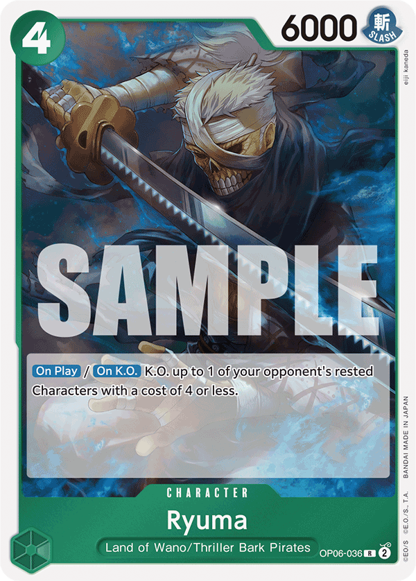 Ryuma One Piece TCG Card
