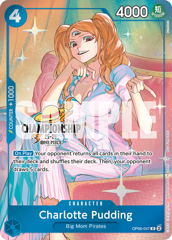Charlotte Pudding One Piece TCG Card