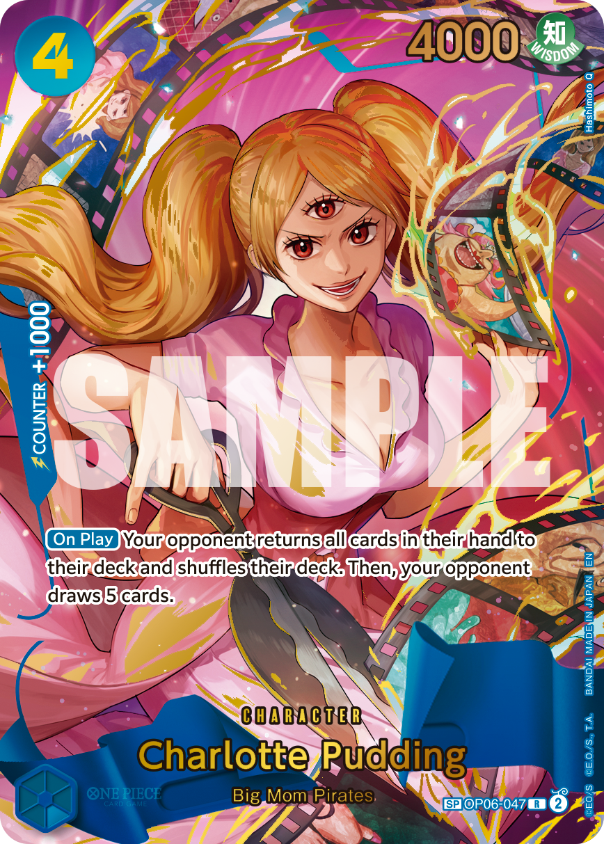 Charlotte Pudding One Piece TCG Card