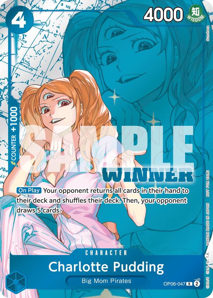 Charlotte Pudding One Piece TCG Card