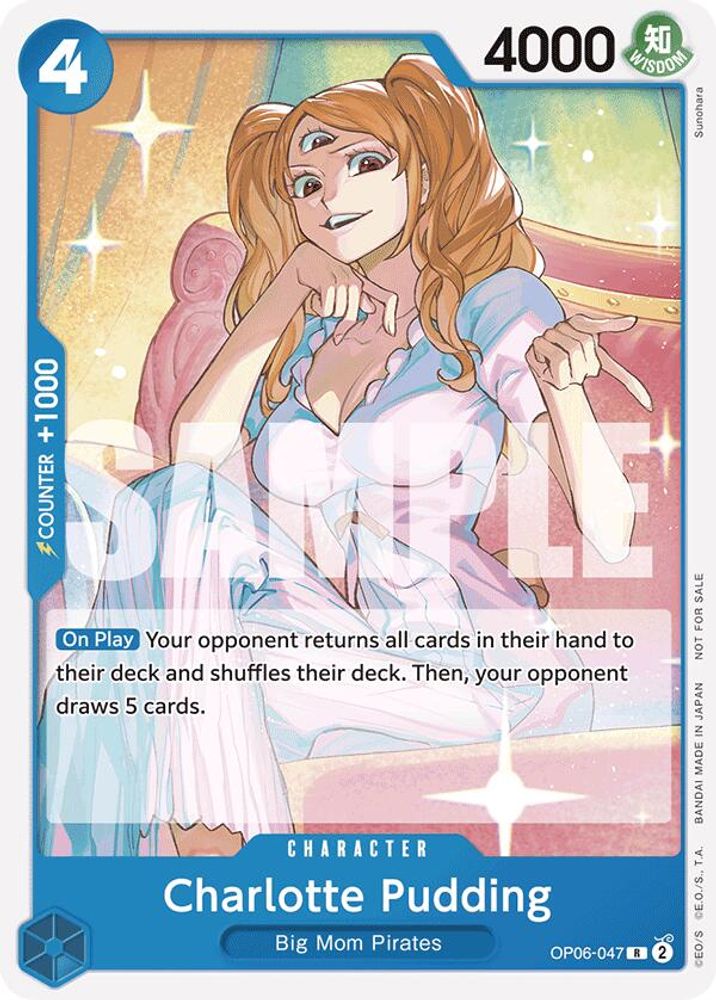 Charlotte Pudding One Piece TCG Card