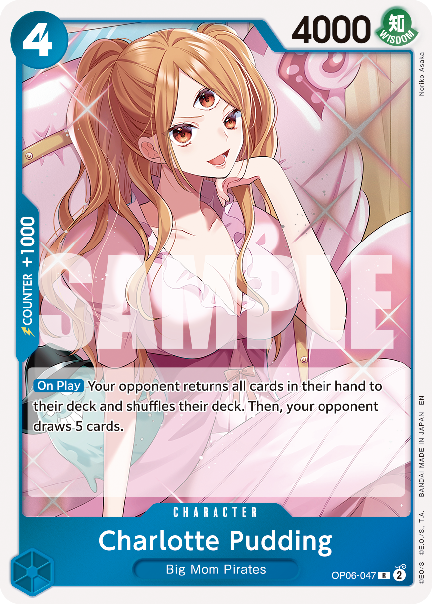 Charlotte Pudding One Piece TCG Card