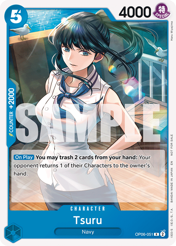 Tsuru One Piece TCG Card