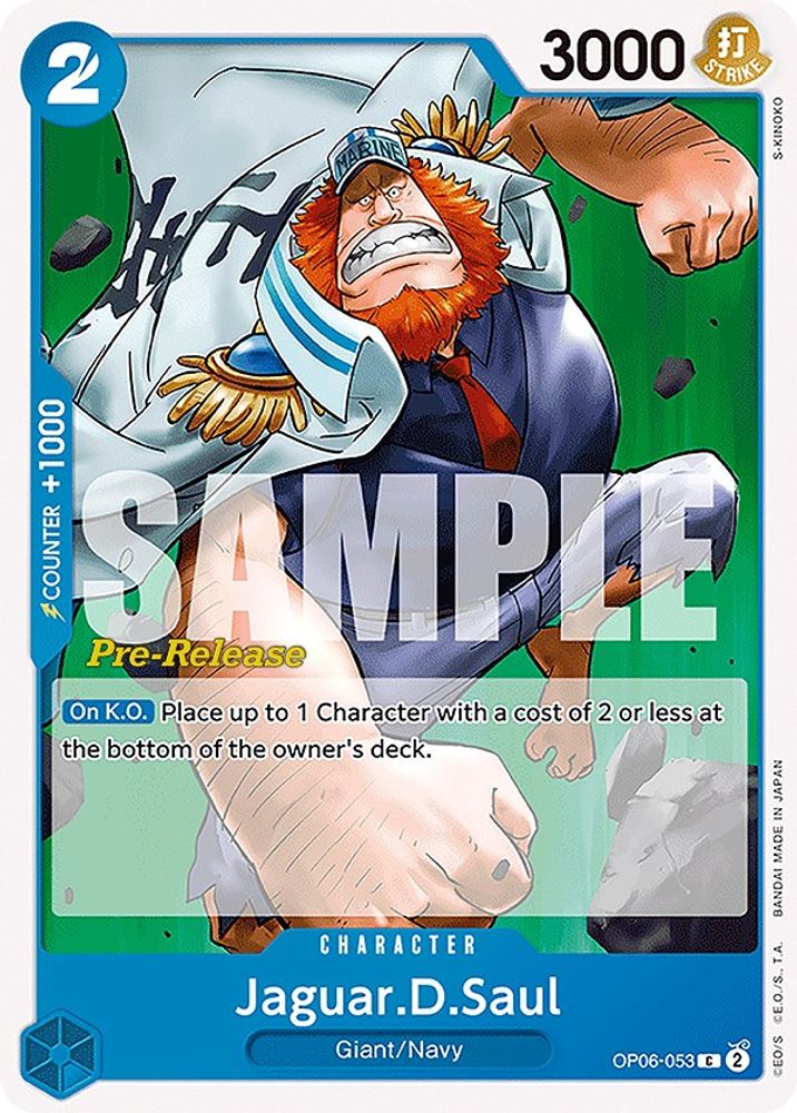 Jaguar.D.Saul One Piece TCG Card