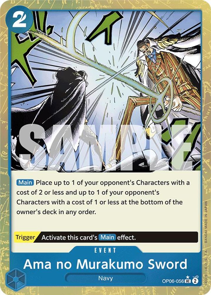Ama no Murakumo Sword One Piece TCG Card