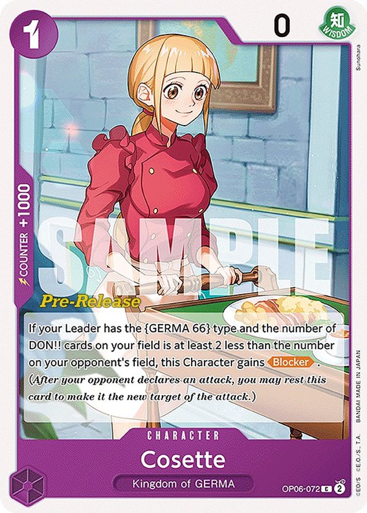 Cosette One Piece TCG Card