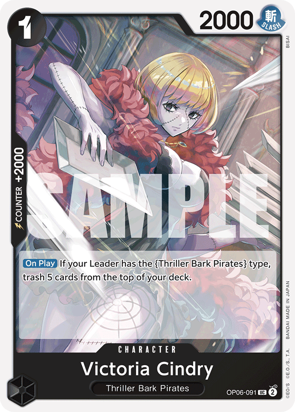 Victoria Cindry One Piece TCG Card