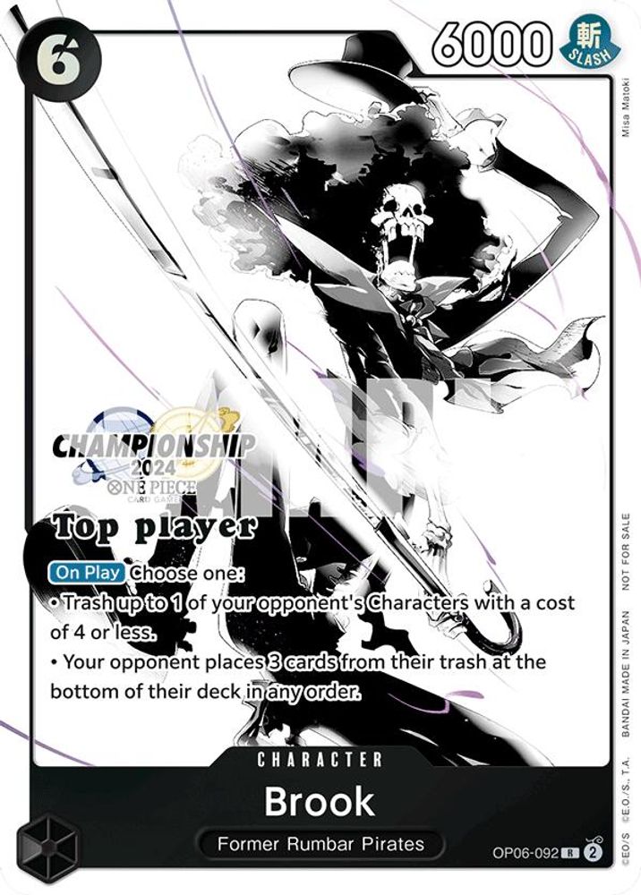 Brook One Piece TCG Card