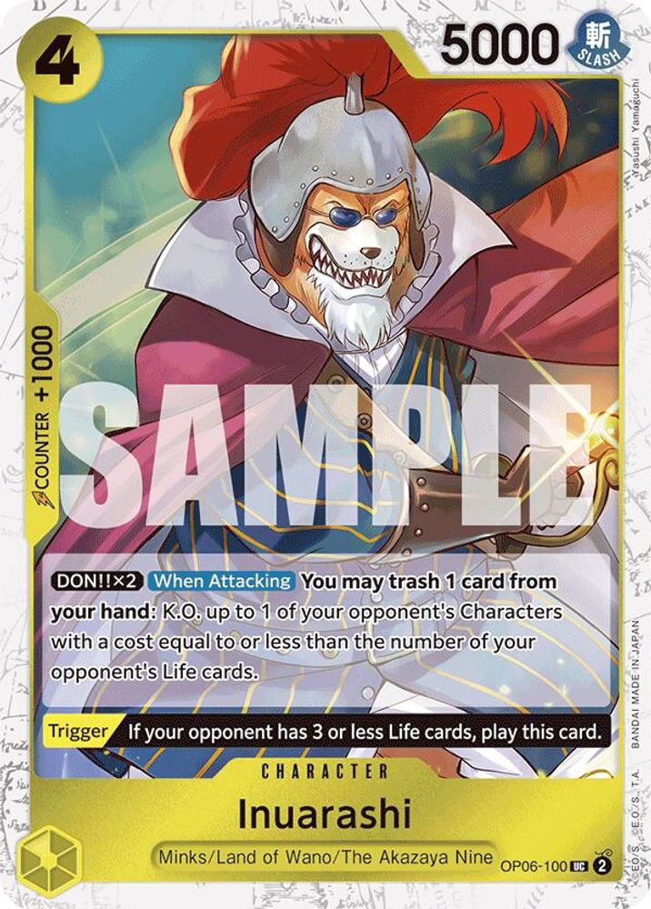 Inuarashi One Piece TCG Card