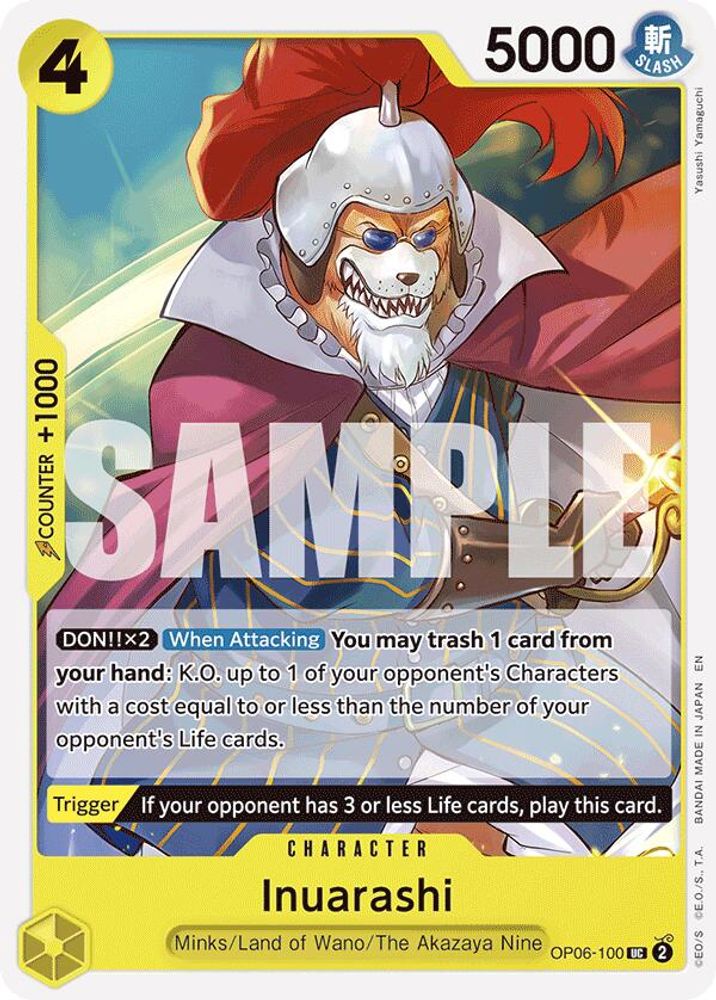 Inuarashi One Piece TCG Card