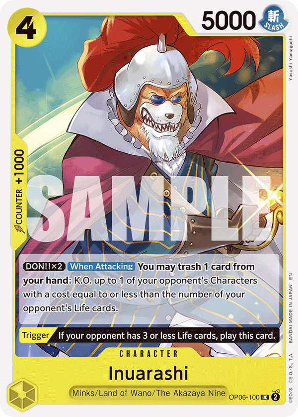 Inuarashi One Piece TCG Card